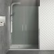 Mampara de ducha Open 2 puertas abatibles a medida GME