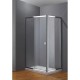 Venta online mampara de baño angular TITAN con lateral fijo y puerta corredera GME